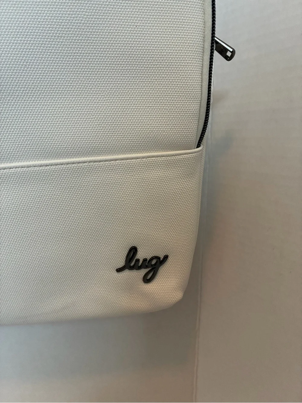 lug White Messenger Laptop Crossbody Bag
